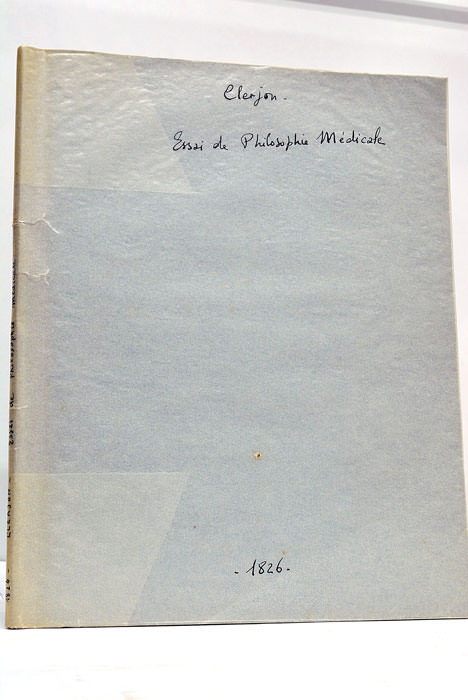 Essai de philosophie médicale. Plan du traité complet de philosophie …