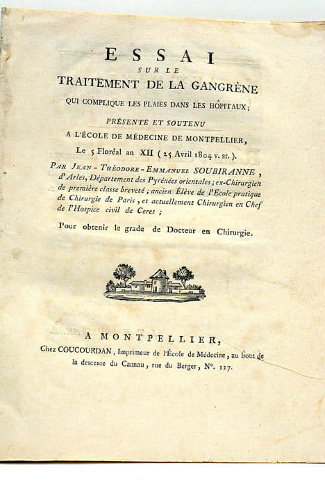 Essai sur le traitement de la gagrène qui complique les …