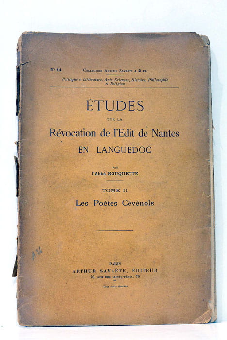 Etude sur la Révocation de l'Edit de Nantes en Languedoc. …