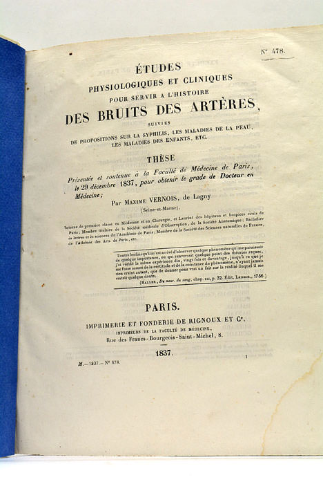 Etudes physiologiques et cliniques pour servir à l'histoire des bruits …