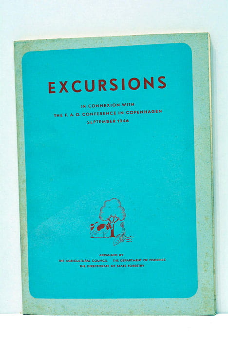 Excursions in connexion with the F. A. O. conference in …
