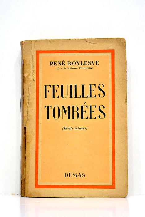 Feuilles tombées.