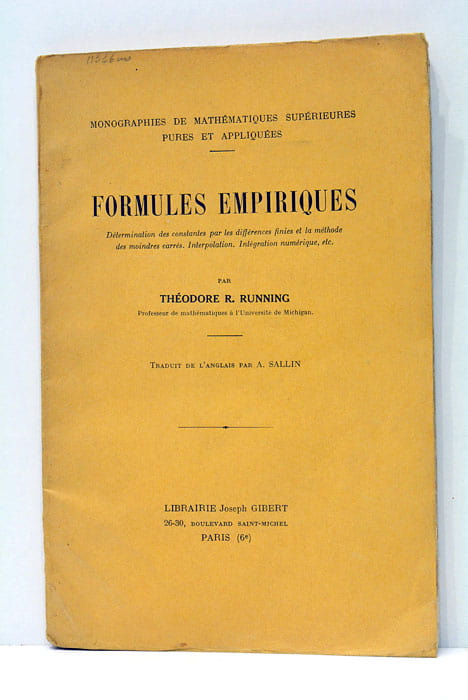 Formules empiriques.