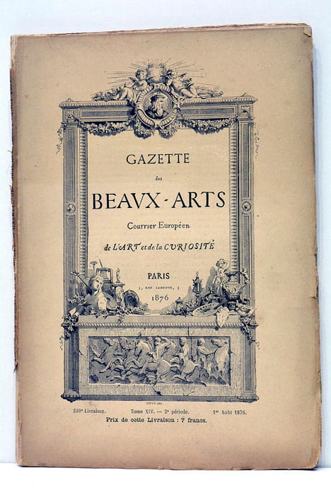 GAZETTE DES Beaux-Arts. Courrier Européen de l'Art et de la …