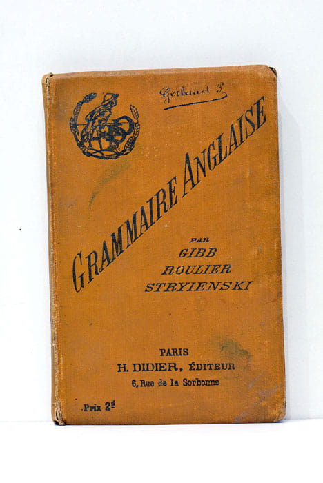Grammaire anglaise.
