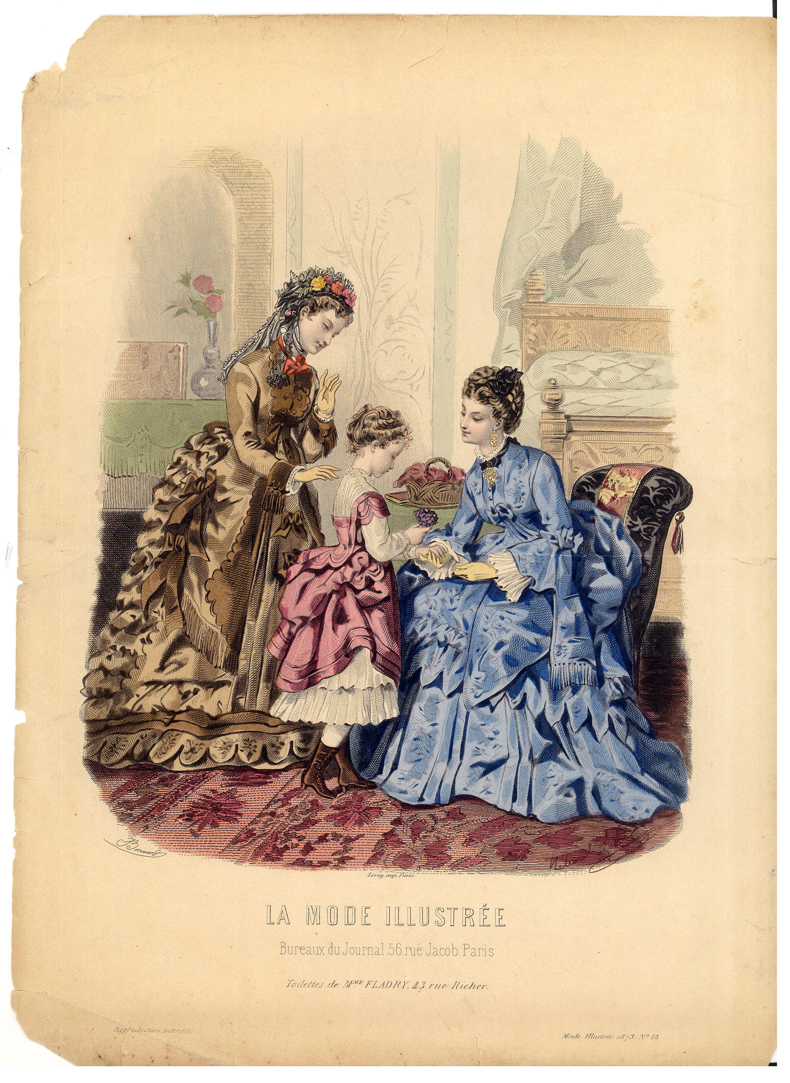 Gravure originale, signée et numérotée provenant de la revue La …