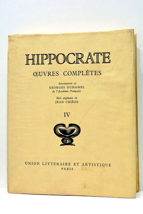 HIPPOCRATE OEUVRES complètes.