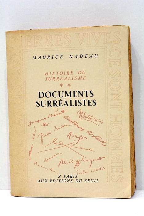 Histoire du surréalisme. Documents surréalistes.