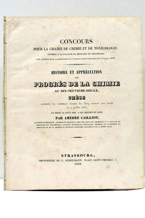 Histoire et Appréciation des Progrès de la Chimie au dix-neuvième …