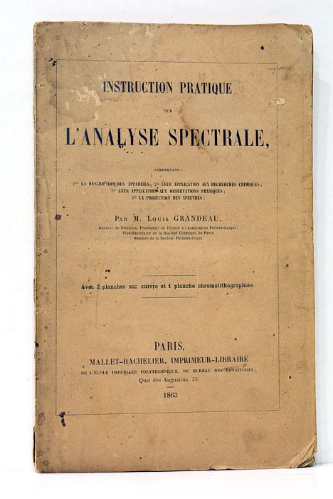 Instruction pratique sur l'analyse spectrale.