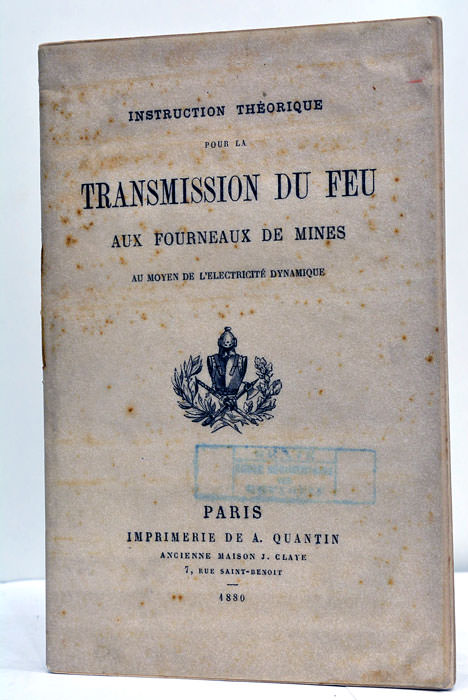 INSTRUCTION Théorique pour la Transmission du Feu aux Fourneaux de …