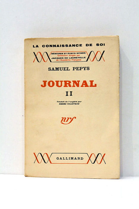 Journal (1660-1669). Tome II. Traduit de l'anglais par Renée Villoteau.