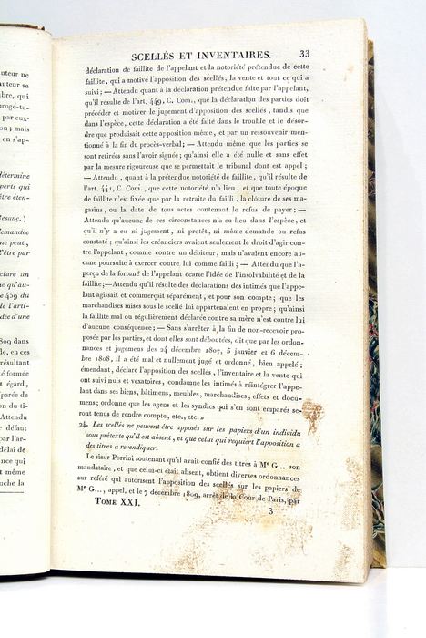 Journal des Avoués. Tome XXIe.