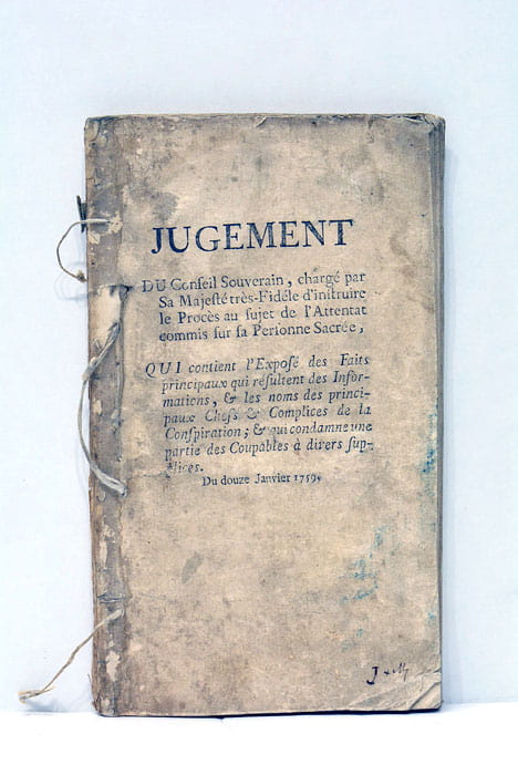 JUGEMENT du Conseil Souverain chargé par Sa Majesté très-Fidèle d'Instruire …