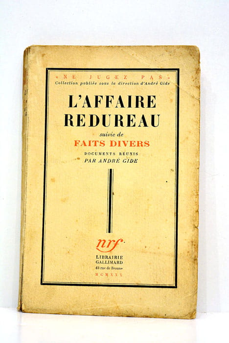 L'affaire Redureau suivie de faits divers.