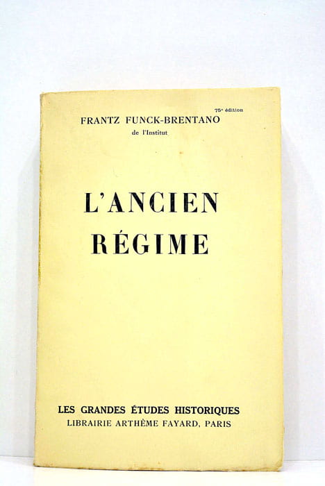L'ancien régime.