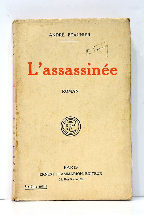 L'assassinée. Roman.