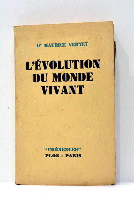 L'évolution du monde vivant.
