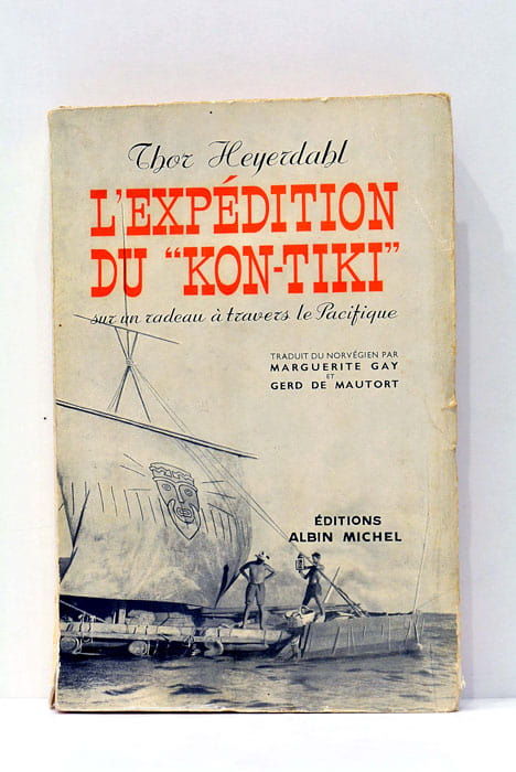 L'expedition du "Kon-Tiki" su un radeau à travers le Pacifique. …