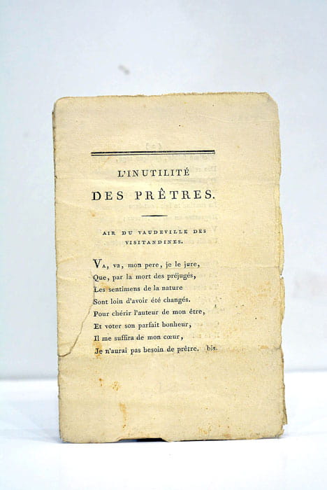 L'Inutilité des Prêtres.