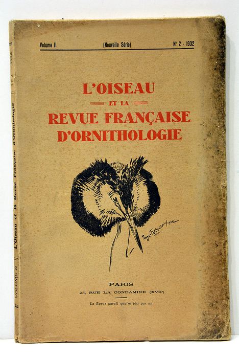 L'oiseau et la revue françaises d'ornithologie. Volume II.