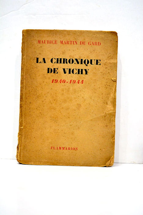 La chronique de Vichy 1940-1944.