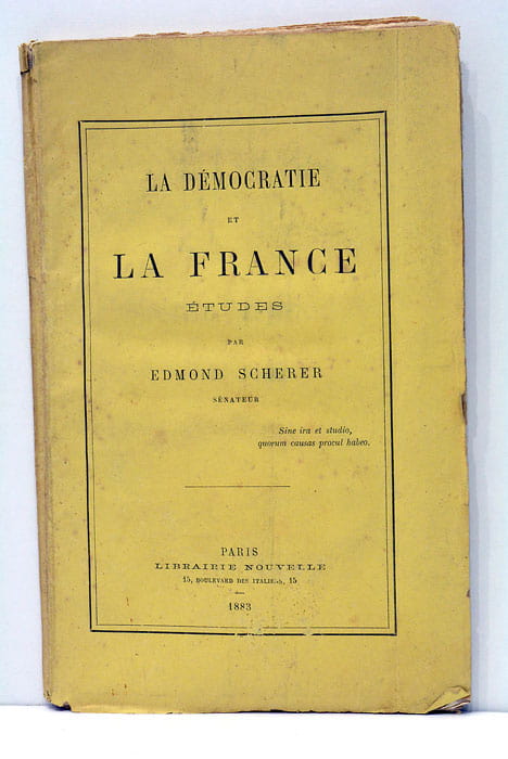 La démocratie et la France.