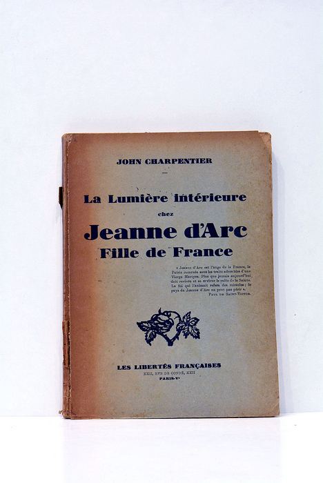 La Lumière intérieure che Jeanne d'Arc Fille de France.