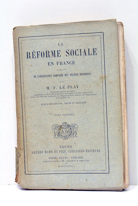 La réforme sociale en France déduite de l'observation comparée des …
