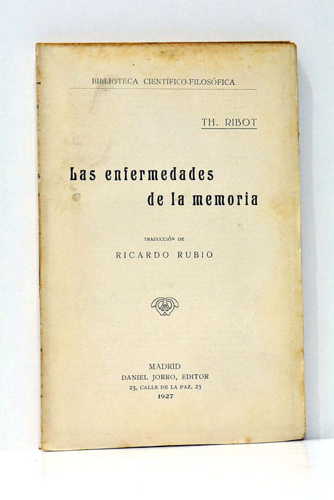 Las enfermedades de la memoria. Traducción de Ricardo Rubio.