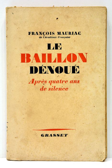 Le baillon dénoué. Après quatre ans de silence.