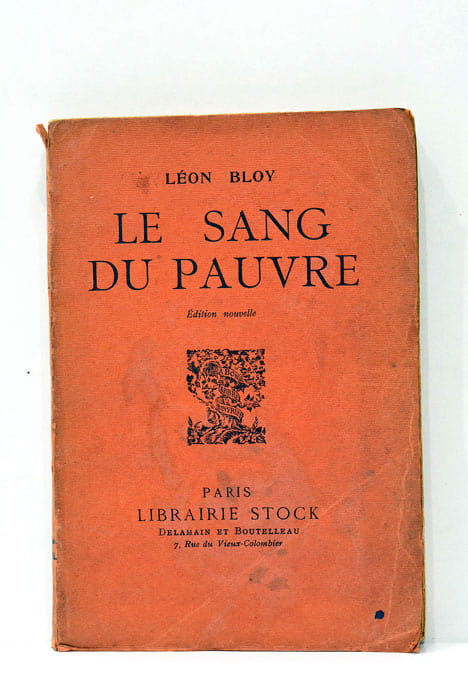 Le sang du pauvre.