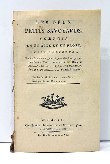 LES DEUX PETITS SAVOYARDS, Comédie en un acte et en …