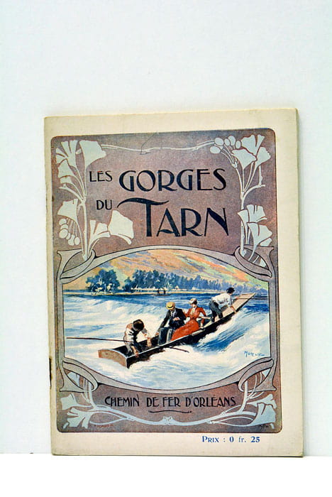 LES GORGES du Tarn. Chemin de fer d'Orléans.