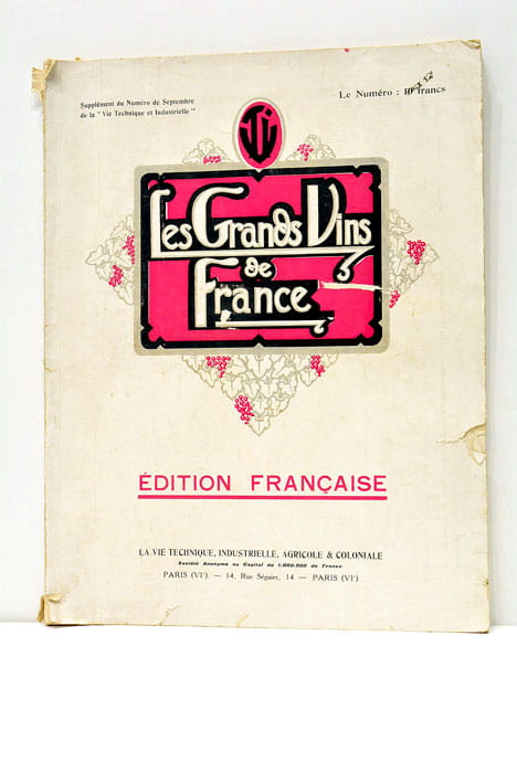 LES GRANDS vins de France.