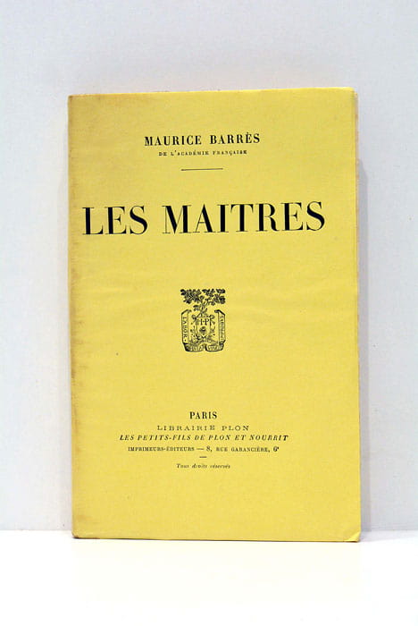 Les Maîtres.