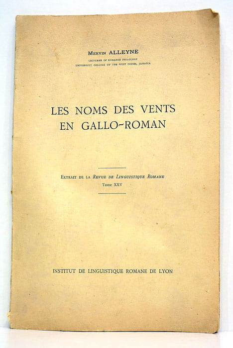 Les noms des vents en gallo-roman.