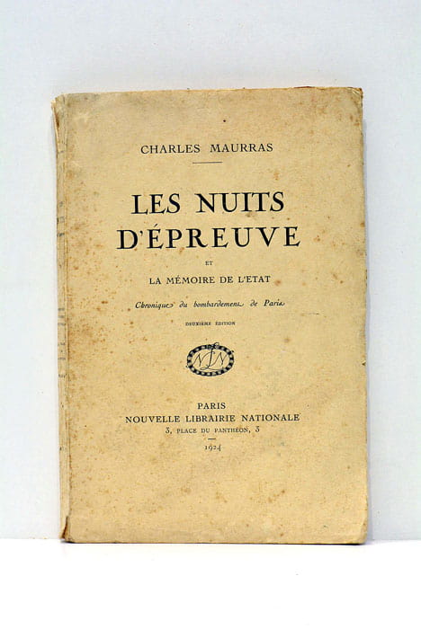 Les nuits d'épreuve et la memoire de l'État. Chronique du …