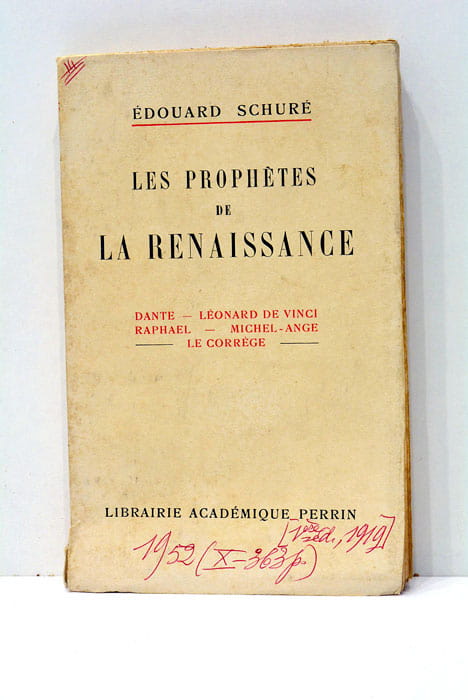 Les prophètes de la Renaissance.
