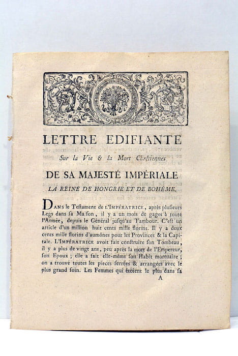 LETTRE EDIFIANTE sur la Vie et la Mort Chrétiennes de …