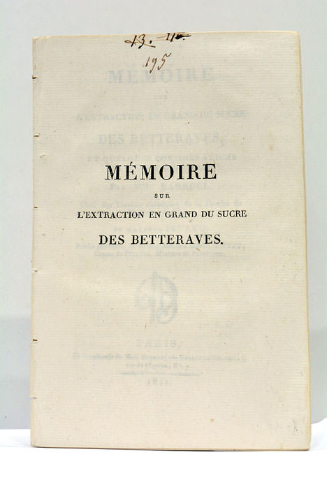 Mémoire sur l'extraction en grand du Sucre des betteraves et …