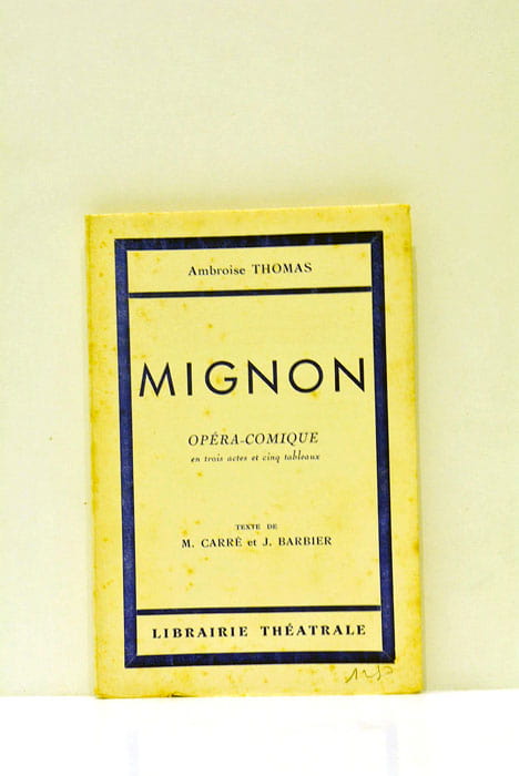 Mignon. Opéra-comique en trois actes- Musique de Ambroise Thomas. Texte …