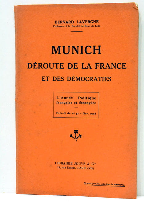 Munich. Déroute de la France et des démocraties.