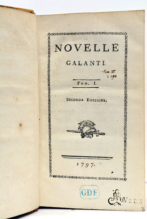 Novelle Galanti. Seconda edizione.
