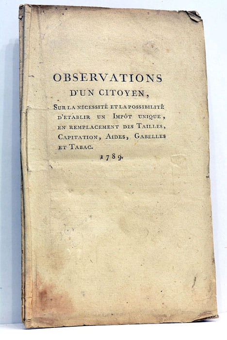 OBSERVATIONS D'UN CITOYEN sur la nécéssité et la possibilité d'établir …