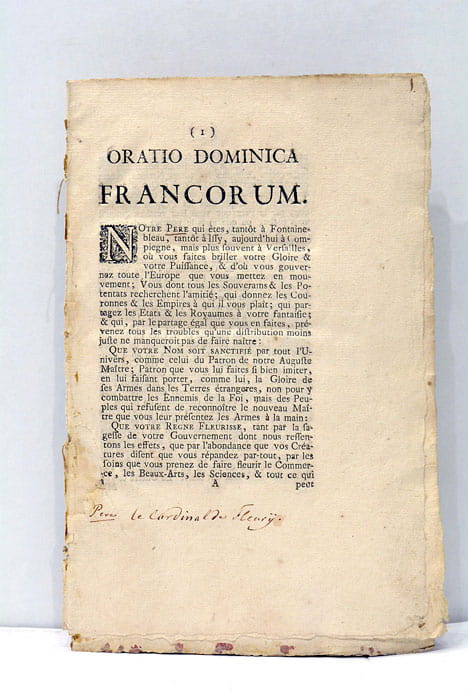 ORATIO Dominica Francorum.