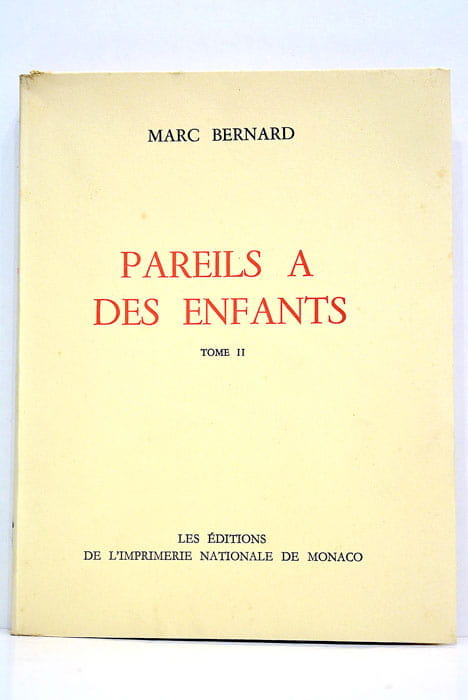 Pareils a des enfants.