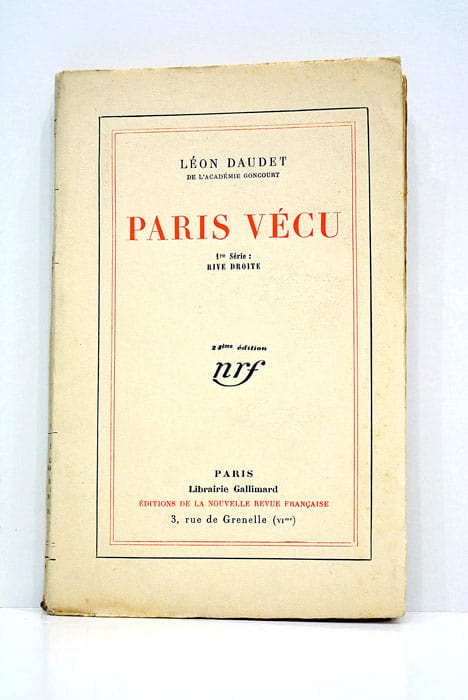 Paris vécu.