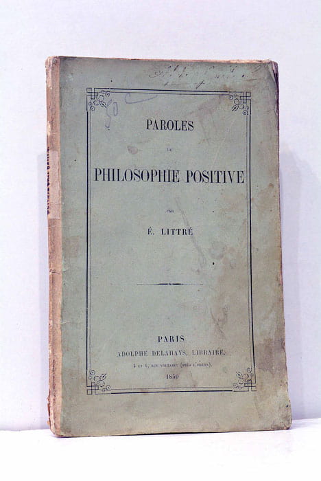 Paroles de Philosophie Positive.