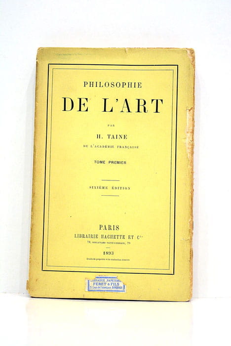 Philosophie de l'art.